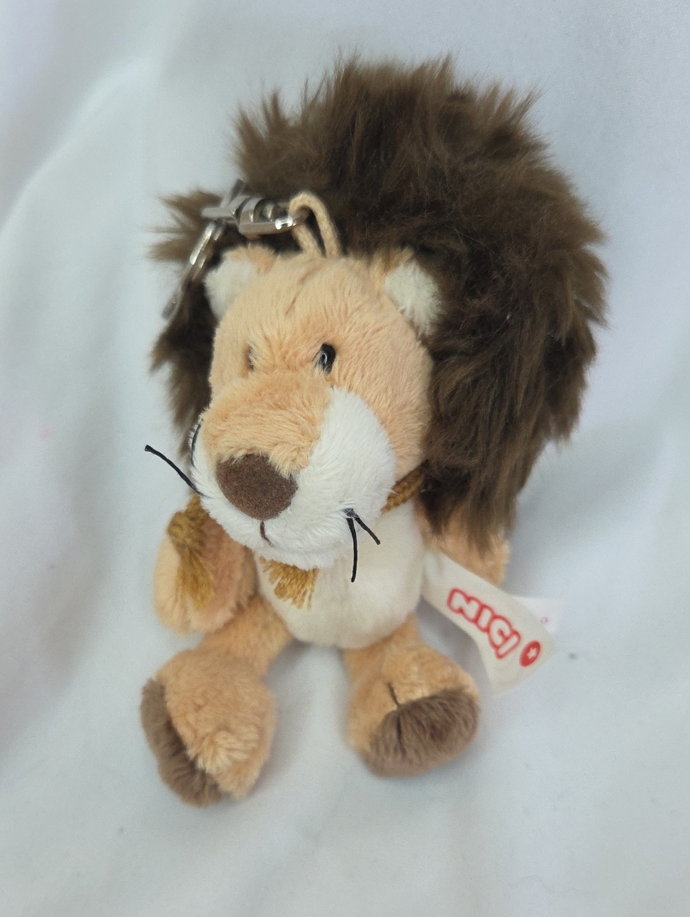 Nici Lion Plush keychain Germany Rare Super Soft 4"